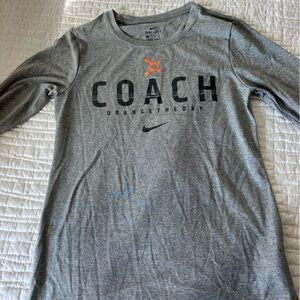 XS Orangetheory Coach Gray Long Sleeve Tee